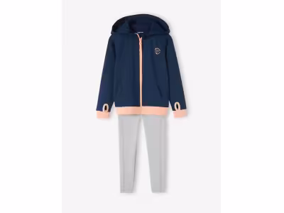 Ensemble de sport sweat zippé et legging