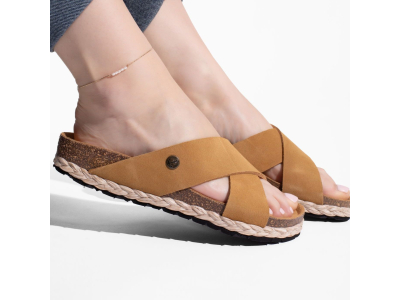 Bayton - sandales Burgos - camel