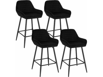 Lot de 4 Tabourets de bar WOLTU