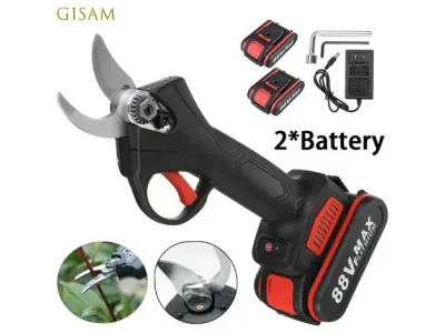 Sécateur 21V 2 batteries Coupeuse d'élagage
