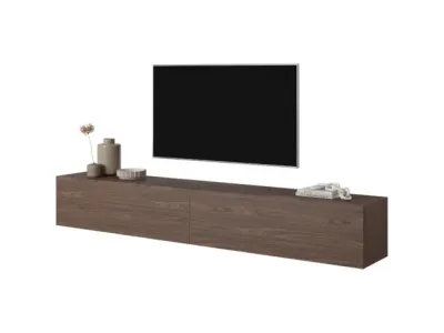 Selsey BISIRA - Meuble TV - 200 cm - Noyer