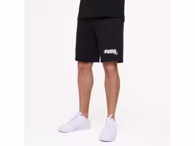 Short en coton homme, noir