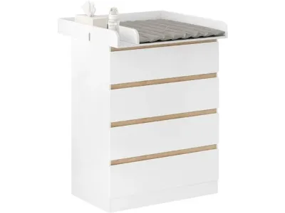 Table à Langer WOLTU 80x75x109,2cm, Blanc