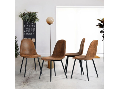 URBAN MEUBLE Lot de 4 chaises scandinaves