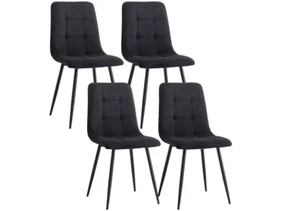 Wokaka Lot de 4 chaises
