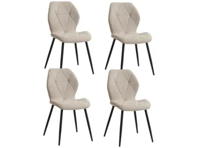 Wokaka Lot de 4 chaises
