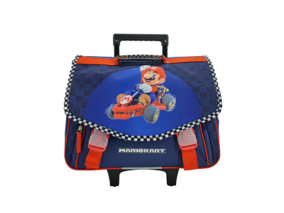 Cartable à roulettes Mario Kart