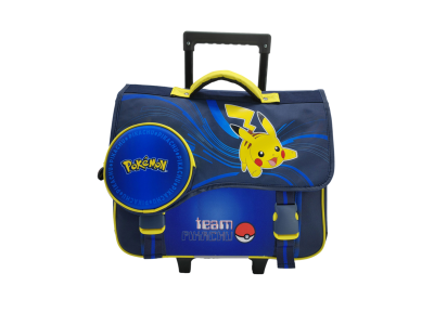 Cartable à roulettes Pikachu