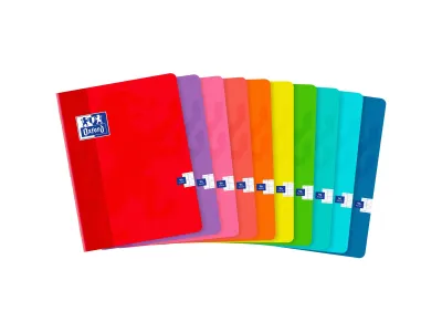 Cahier Color Life - 17 x 22 cm - 96 pages - Grands carreaux OXFORD