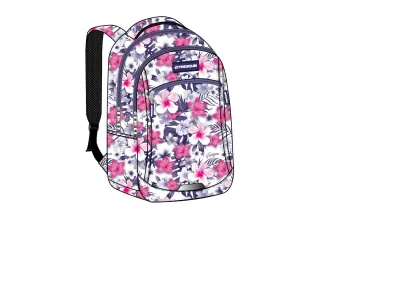 Sac à dos 2 compartiment White Flower FREEGUN
