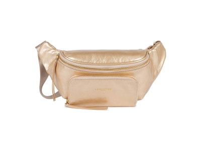 Lancaster Sac banane - Rétro & Glam - Cuir de vachette - 27 x 15 x 3 cm