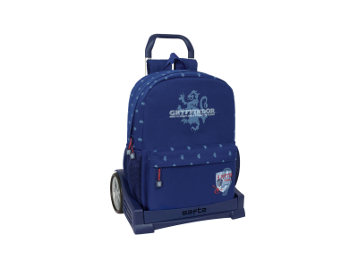 Cartable À Roulettes Harry Potter Captain Blue Marine 32 X 43 X 14 Cm