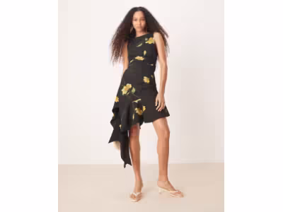Robe mi-longue