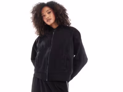  DTT - Jaz - Bomber en jean - Noir