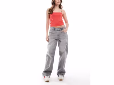  Jean baggy ample - Gris