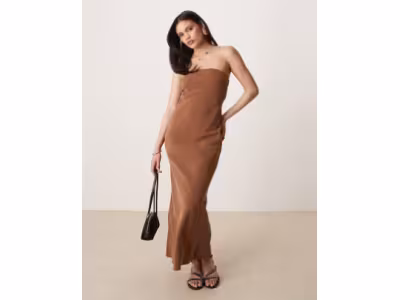  Robe bandeau longue - Chocolat