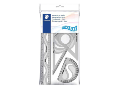  Staedtler - Set de géométrie flexible et incassable Staedtler