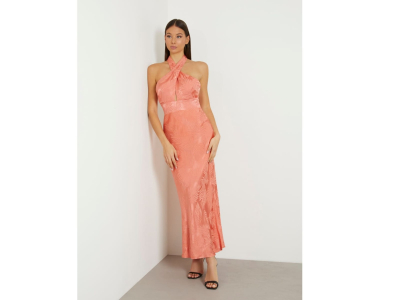 Guess Robe longue en satin
