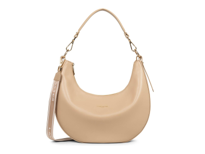 Lancaster Grand sac besace - Paris Aimy - Cuir de vachette finition lisse - 38 x 22 x 9 cm