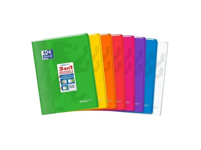 Cahier EasyBook - 24 x 32cm - 96 pages - Grands carreaux OXFORD