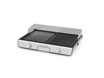Plancha électrique RIVIERA ET BAR QPL530 réversible à poser, 45.5x28.5 cm 