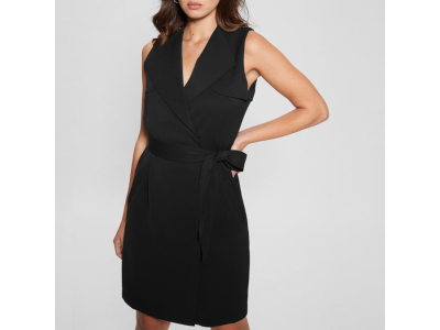 Robe Everly - forme portefeuille - noir