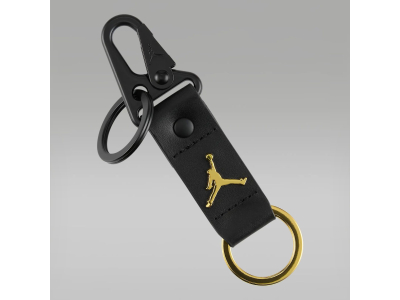 Jordan - Porte-clés Jumpman - 100% cuir - noir
