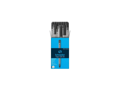 Boîte De 50 Stylos À Bille - Noir - Pointe Moyenne - Schneider