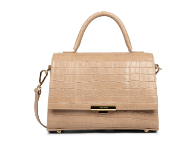 Lancaster Sac à main - Exo Trinity - Cuir de vachette grainé - 27 x 18 x 10 cm