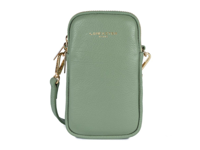 Lancaster Pochette smartphone - Dune - Cuir de vachette grainé - 10 x 17 x 4 cm