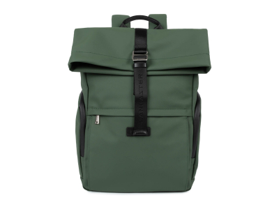 Lancaster Sac à dos - Storm - Toile enduite garnie cuir de vachette - 36 x 43 x 13 cm