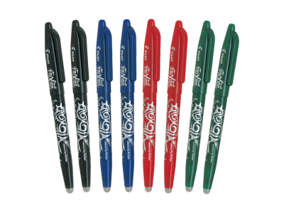 Pilot Pen - 8 rollers effaçables Frixion Ball - pointe moyenne