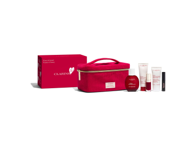 Coffret soin visage corps & maquillage Les iconiques Clarins - 7 produits