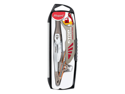 Maped - Coffret compas Stop System Innovation Bague + crayon - aléatoire