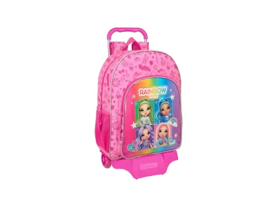 Cartable À Roulettes Rainbow High Shine Multicouleur 33 X 42 X 14 Cm
