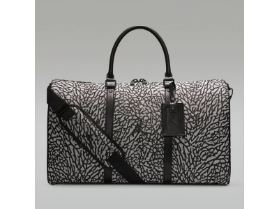 Jordan - Sac de sport Icon - gris et noir - 55 x 30 x 24 cm
