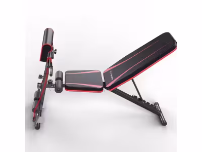 Banc de Musculation,Citysports,7 Positions Ajustables et 2 Sangles