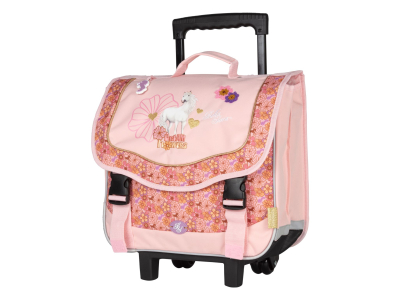 Cartable à roulettes Bella Sara Dream Flowers 