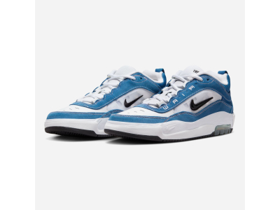 Nike - Sneakers Ishod 2 - Ishod Wair - cuir - blanc et bleu