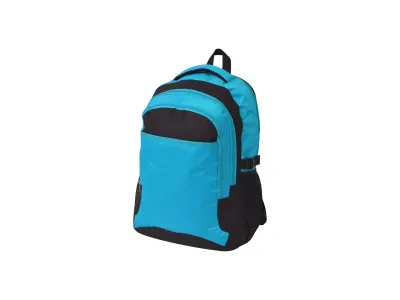 Sac À Dos D'école 40 L Noir Et Bleu Vidaxl  (1)