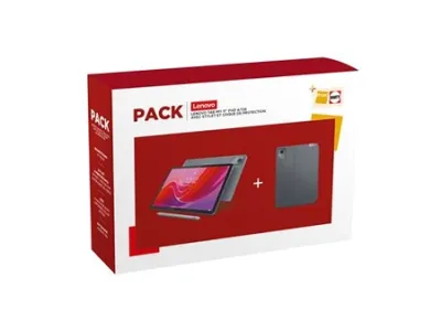 Tablette tactile Lenovo PACK TAB M11 128 Go Wi-Fi + Lenovo Tab Pen + Housse folio