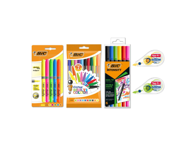 Bic - Kit d'écriture avec rubans correcteurs 
