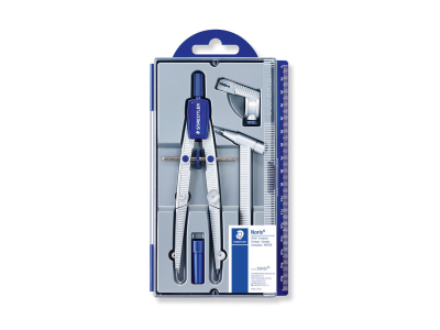 Staedtler - compas scolaire avec rallonge noris - bleu