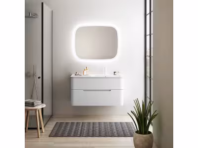 Ensemble salle de bains L. 104 cm 