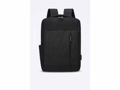 FIRENZE ARTEGIANI Sac à dos connecté - Coton - Noir