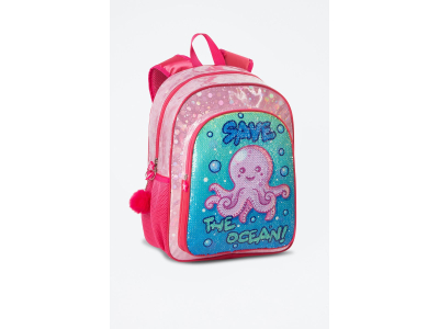 DAM KIDZS Sac à dos Save The Ocean - Fuchsia