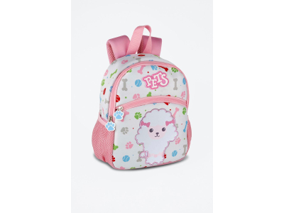 DAM KIDZS Sac à dos Pets - Rose et blanc