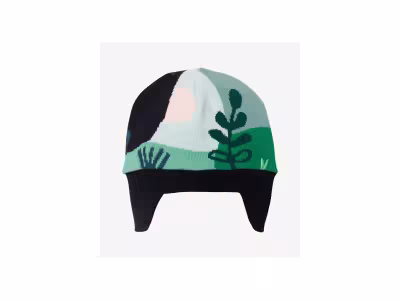 Bonnet aviateur - Vert et bleu - Catimini