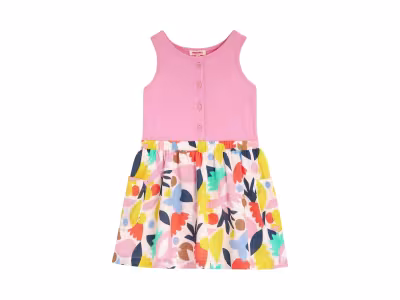 Robe - Rose et blanc - Catimini