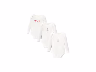 3 bodys - Blanc - Absorba